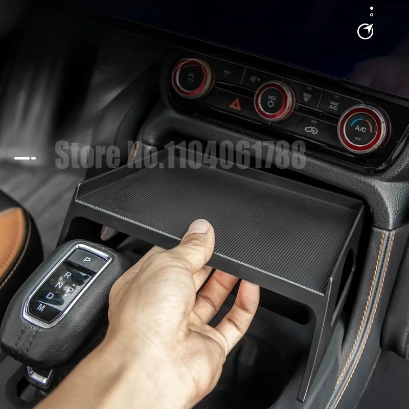 

ABS Storage Box Glove Box Partition Plate Fit for Ford Ranger Everest 2024 2025 Car interior decoration accessories