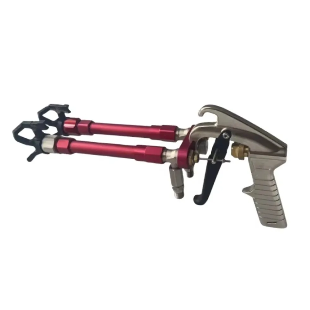 5000PSI Airless Spray Paint Gun Two-Component Cold Plastic 1:1 Mixing Sprayer for Factory Painting