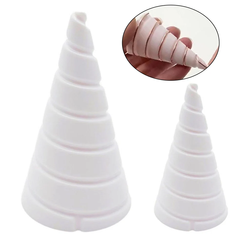 2pcs Coil Winding-Jig Cone Fibonacci Coil Gardening Copper-Wire Fixture Winding Jig- Tool For Plants Growing Watering Monitoring
