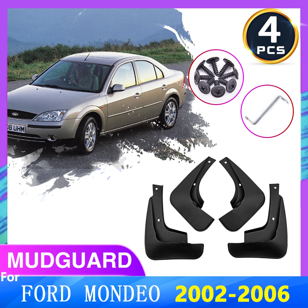 

Для Ford Mondeo 2002 2003 2004 2005 2006 Новые 4 шт. автомобильные крылья передние и задние крылья крылья брызговики крылья автозапчасти