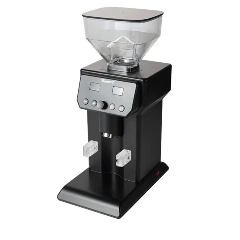 Digital Double Screen Coffee Grinder Quantitative Espresso Coffee Bean Mill Anti Spattering Low Residue Adjustable Grinding Size