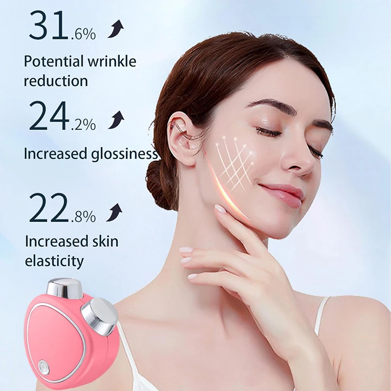 Nowy Masażer do Twarzy Mikroprądowy Urządzenie do Liftingu Twarzy Roller Przeciwzmarszczkowy Ujędrniający Odmładzający Pielęgnacja Urody Ładowanie