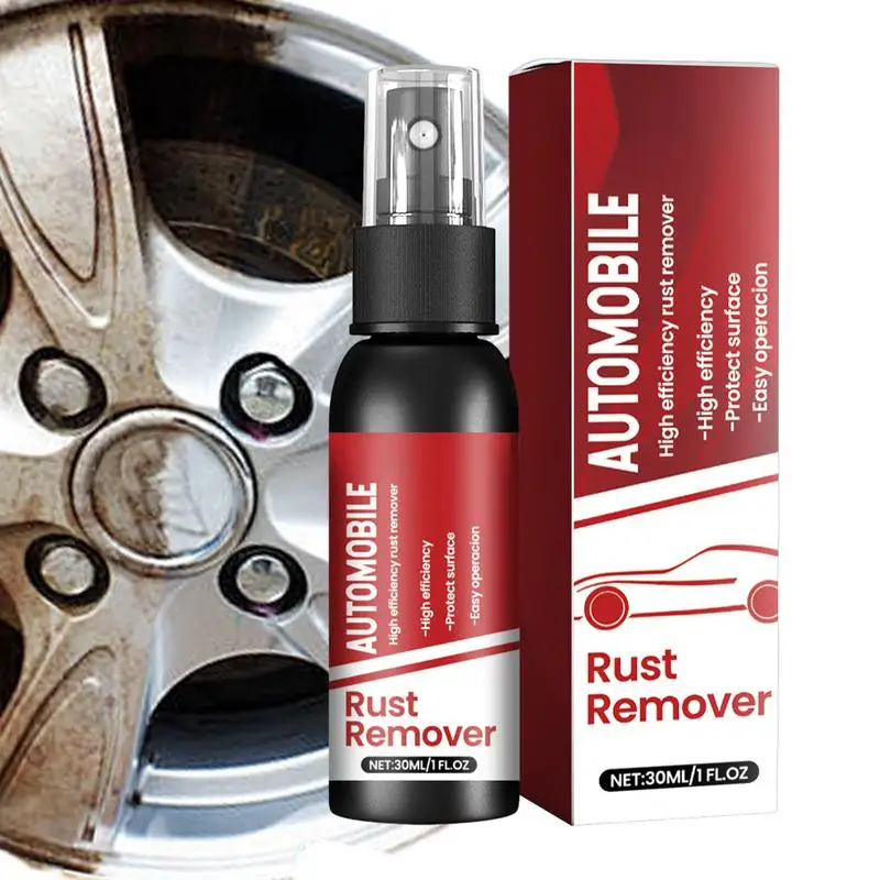 50ml Car Maintenance Iron Powder Cleaner Car Rust Stain Remover Rust Removal Spray Motorcycle Stain Remover For Wheel Rim Parts