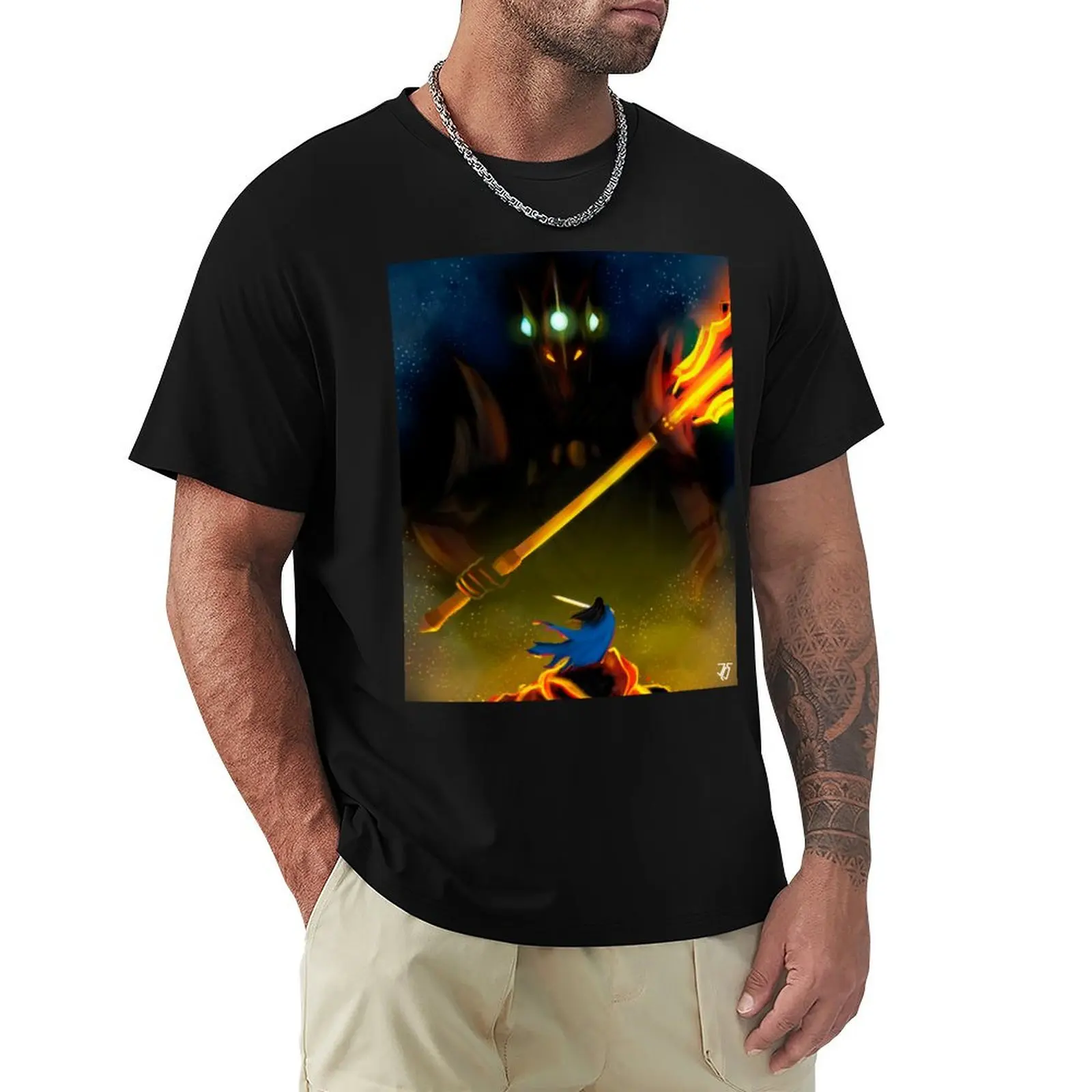 

Fingolfin X Morgoth T-Shirt customizeds luxury designer black t shirts for men