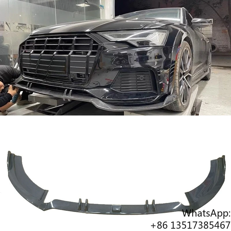 

KB Style A6 C8 Allroad quattro carbon fiber front lip For Audi A6 allroad 2019-2022
