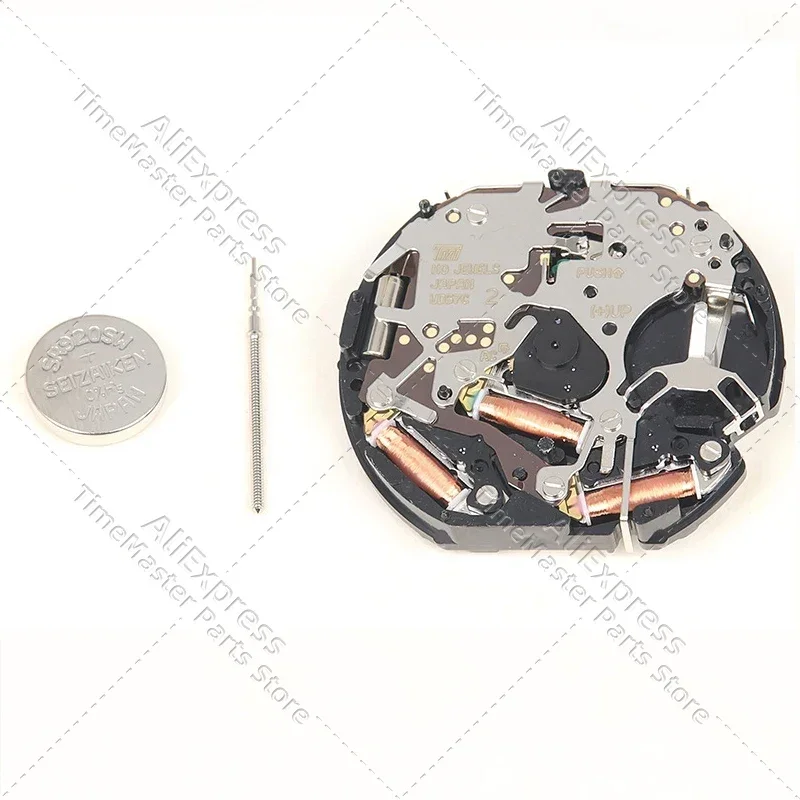 Movimiento japonés Original VD57C movimiento de cuarzo multifunción vd57 6 manecillas 6,9,12 segundos pequeños nuevos accesorios de reloj