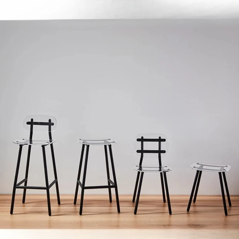 Коммерческие прозрачные барные стулья, табуреты, дизайн для приема, макияж, эргономичная островная спинка, мебель Sillas Altas Para Barra