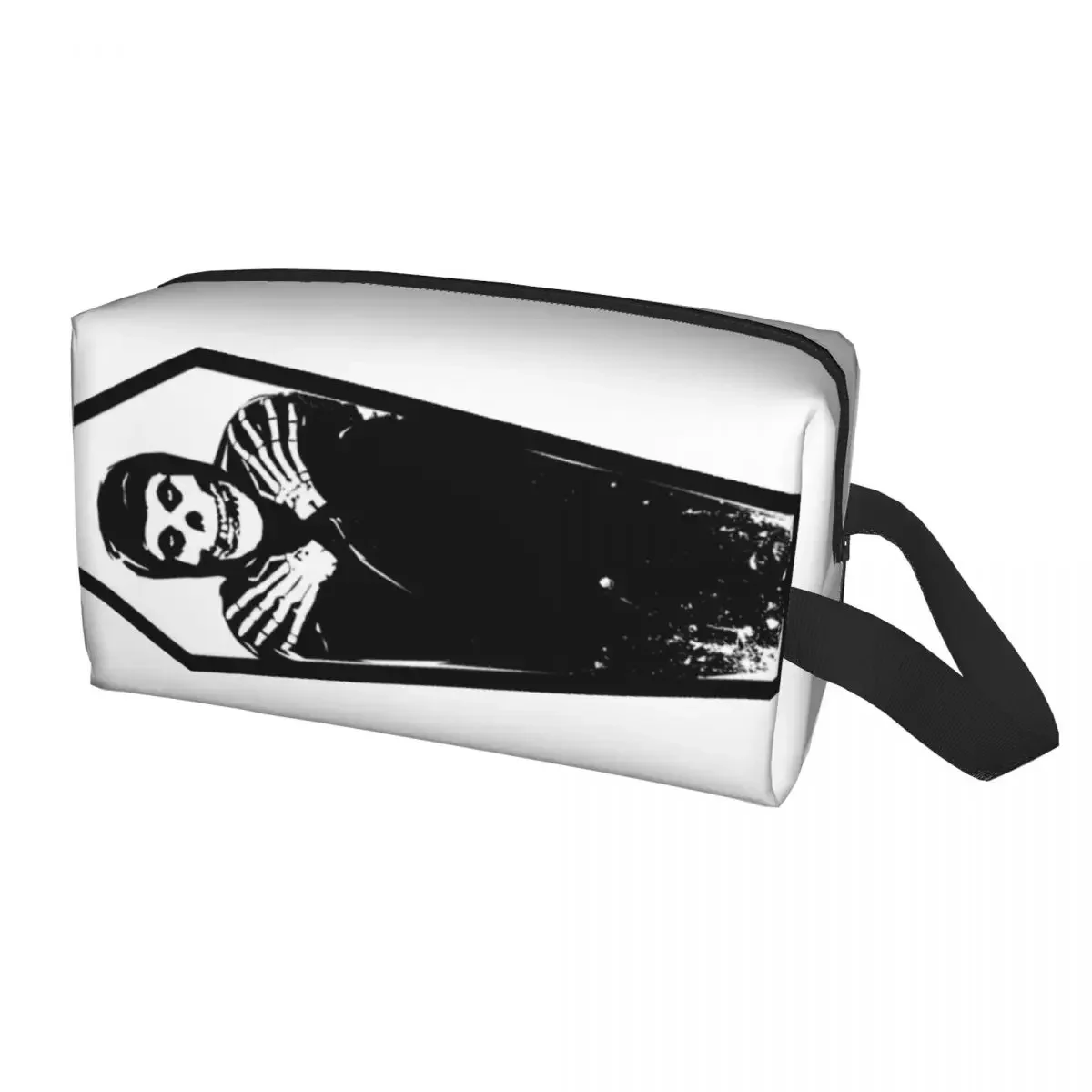 Punk Rock Band Misfits Makeup Bag Women Travel Cosmetic Organizer Cute Storage Toiletry Bags