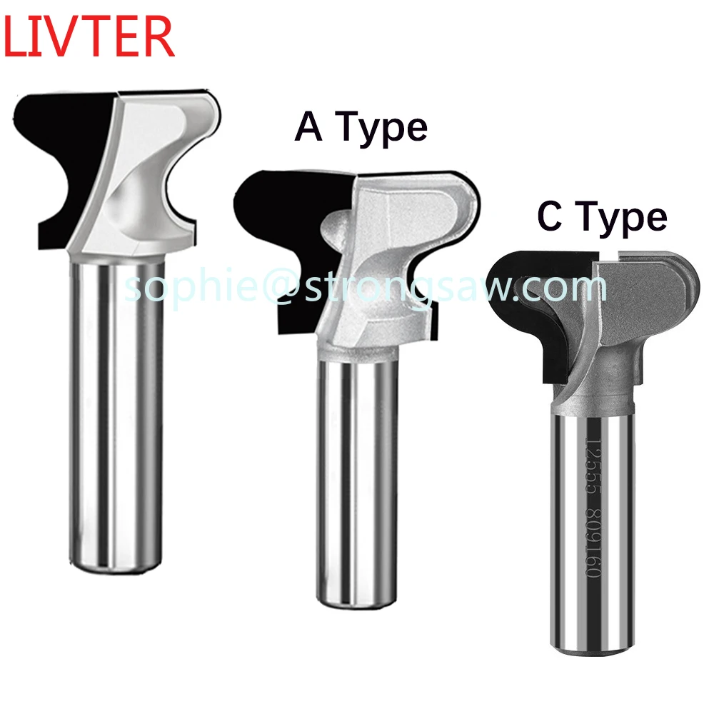 Coltello per cassetto in PCD diamantato Livter, taglierina per scanalature per porte dell\'armadio e maniglie, punta per fresa diamantata per la