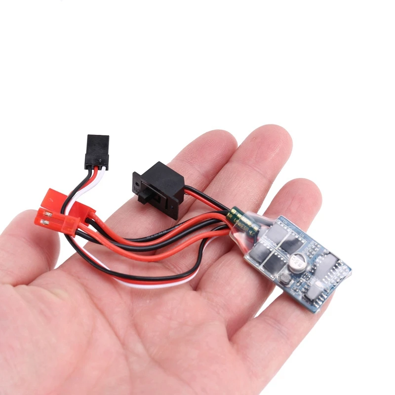 Rc ESC 10A Brushed Motor Speed Controller For 1/16 18 Rc Car Boat Tank