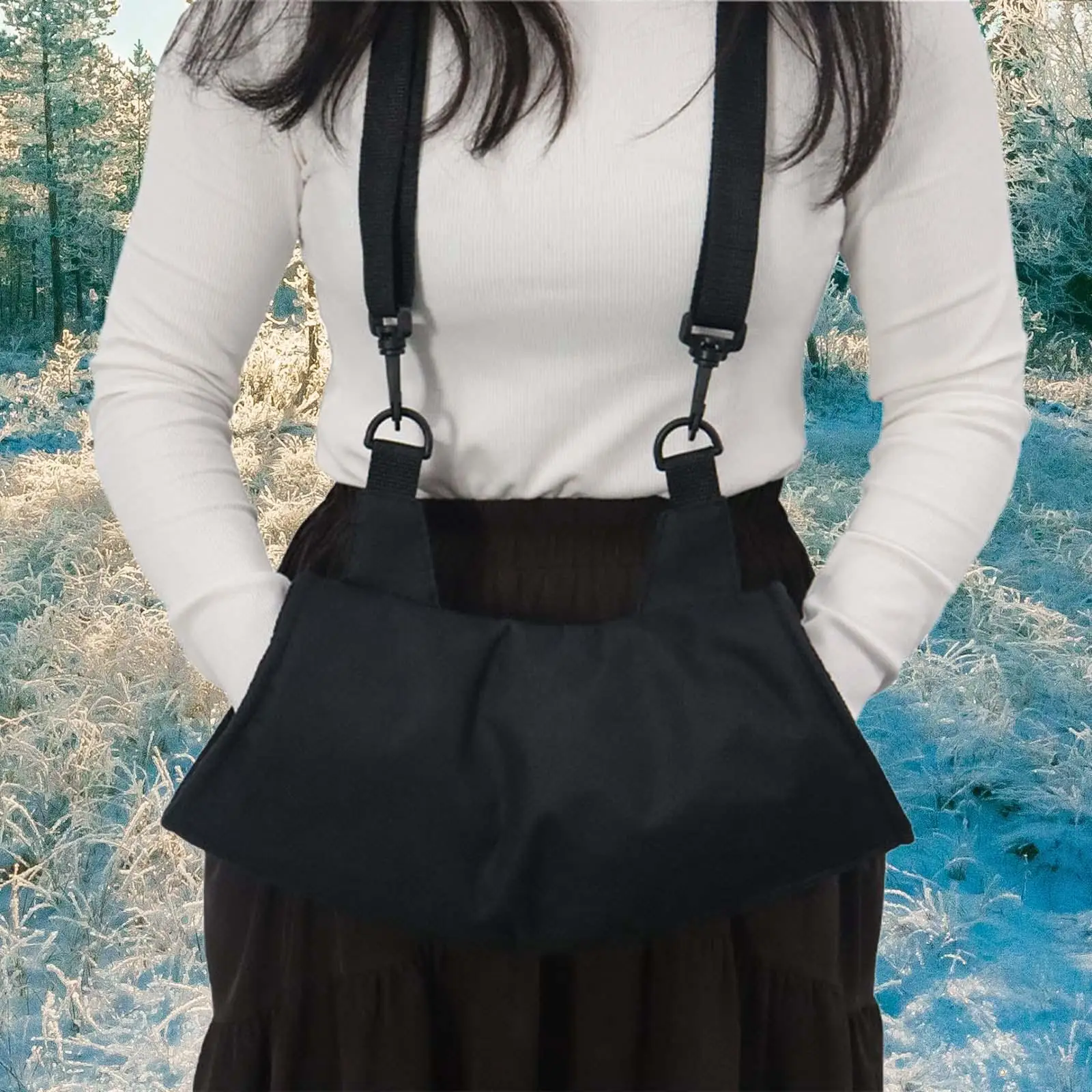 

Winter Outdoor Hand Warming Pouch for Winter Cold Weather water Resistant Fashionable Appearance Soft and Breathable