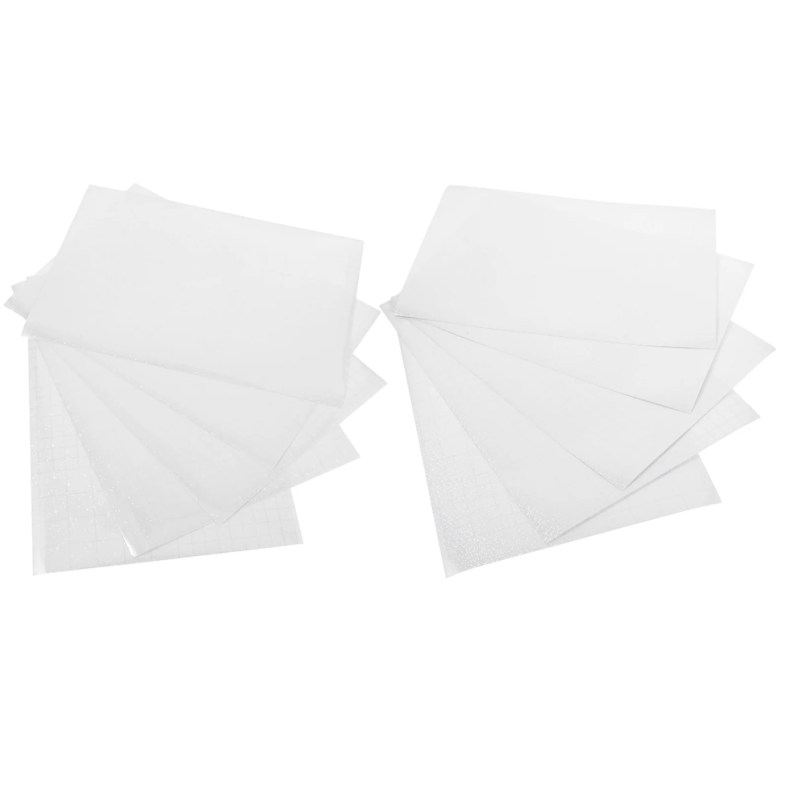 

10 Pcs A4 Holographic Vinyl Sticker Paper Waterproof Quick Drying Printable Transparent Self Adhesive Sheets for DIY Car Windows