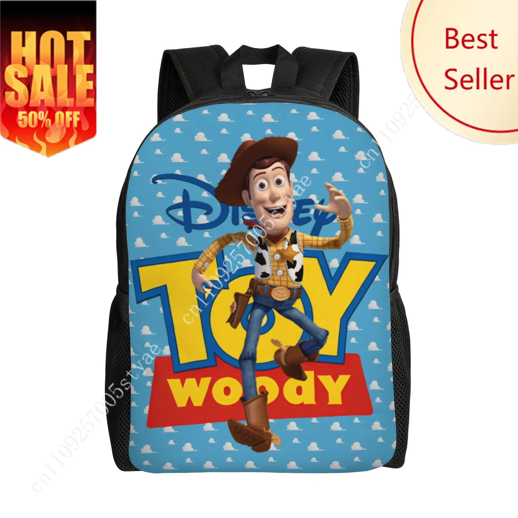 

Woody Classic Backpack Disney Toy Story Cartoon Decorate Fabric Bags Design Your Photo Logo Text Party Holiday Custom Gifts