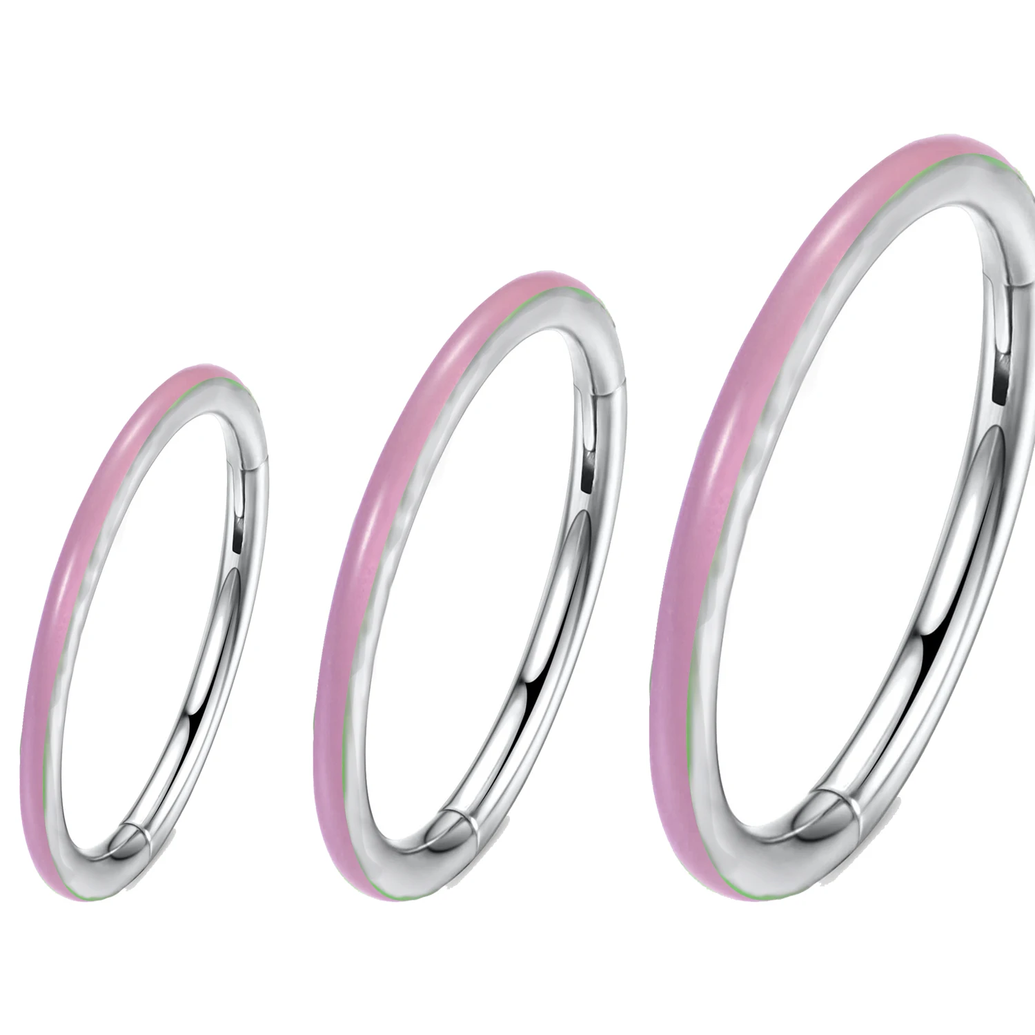 Hinged Nose Ring Hoop, 1-3PCS