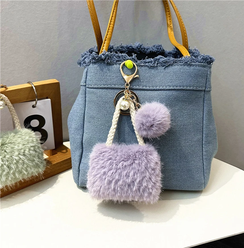 لطيف المفاتيح حقيبة ظهر أنيقة معلقة المفاتيح المرأة 2026 العصرية الاكسسوارات المفاتيح أفخم ل الزي الديكور على ظهره #2