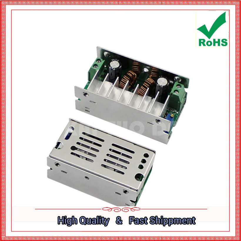 With Shell Automatic Buck-Boost Step Up Power Supply High Current DC Regulator Step Down Module 12v 5V  Booster 0.17kg