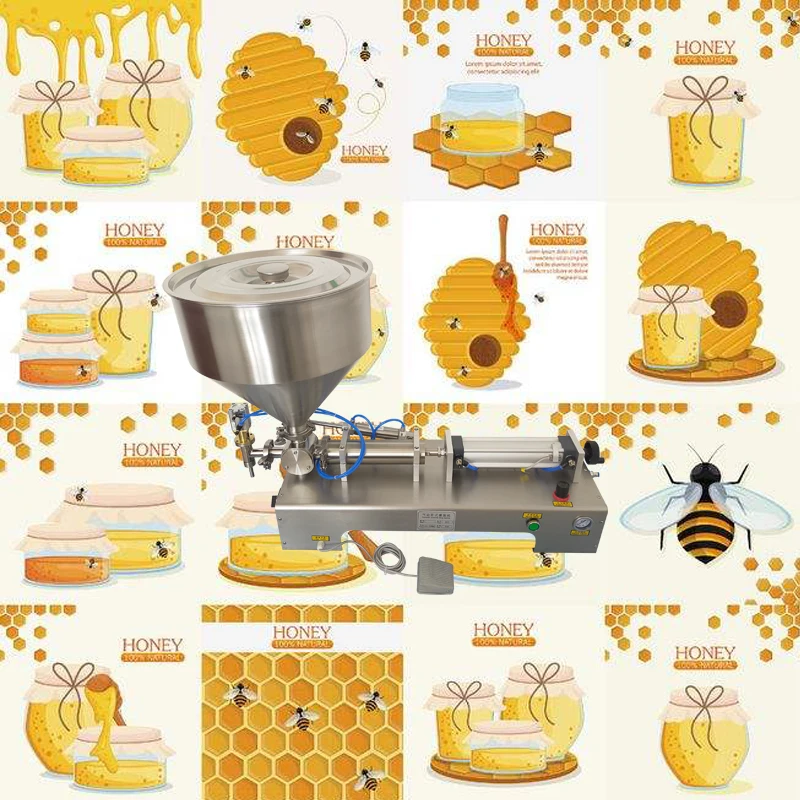 

110V 220V Piston Pneumatic Filling Machine Multi-Purpose Paste Liquid Filling Machine