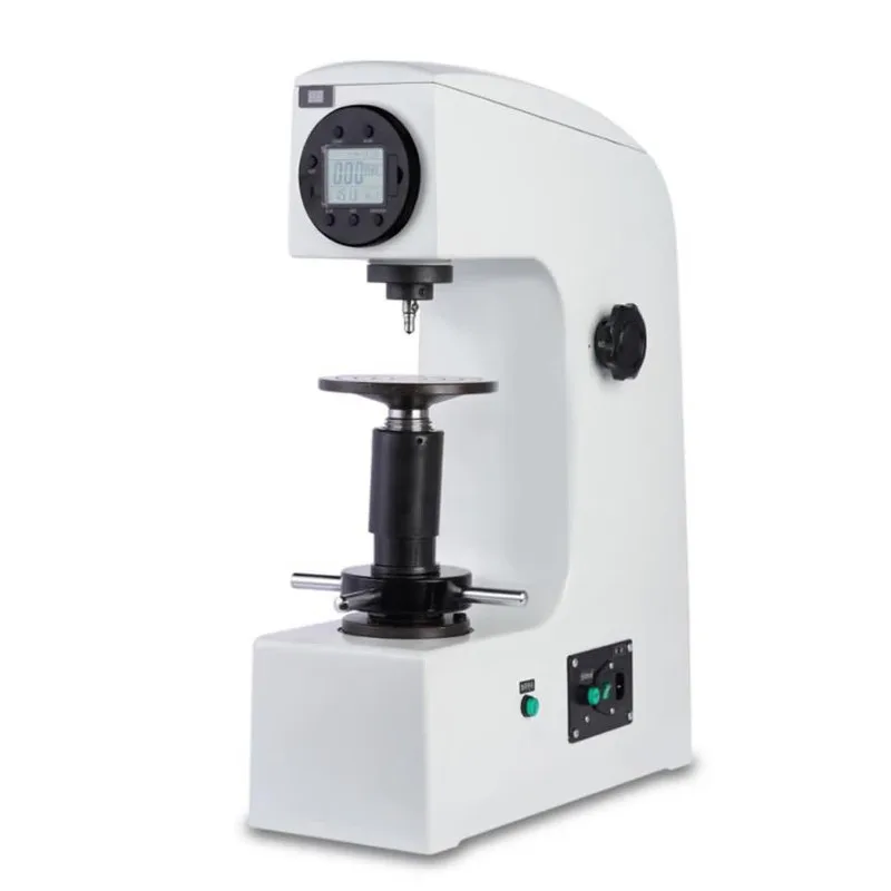 HRS-150T simple digital Rockwell hardness tester, desktop simple metal hardness testing equipment, silver