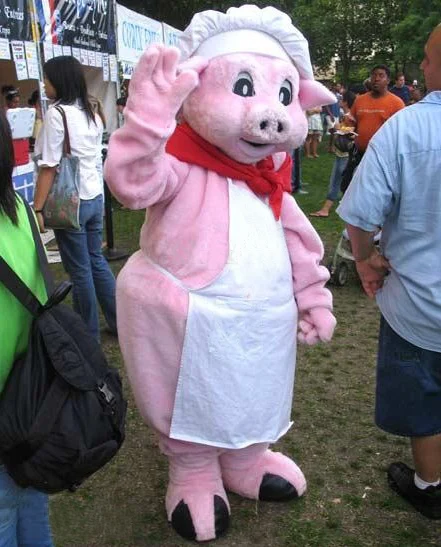 MASCOT Pink Pig Chef mascot costume custom fancy costume anime cosplay kits mascotte fancy dress carnival costume166