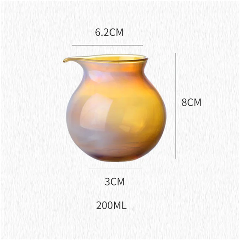 Prachtige Dazzling Hittebestendig Hoge Borosilicaatglas Fair Cup Thee Pitcher Huishoudelijke Chahai Kung Fu Thee Set Thee Divider