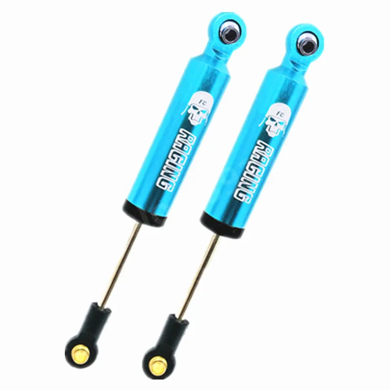 2Pieces Aluminum Oil Suspension Shocks Absorber Internal Spring Dampers 100mm For 1/10 Model Crawler AXIAL SCX10 TRX-4 TRX4 JEEP