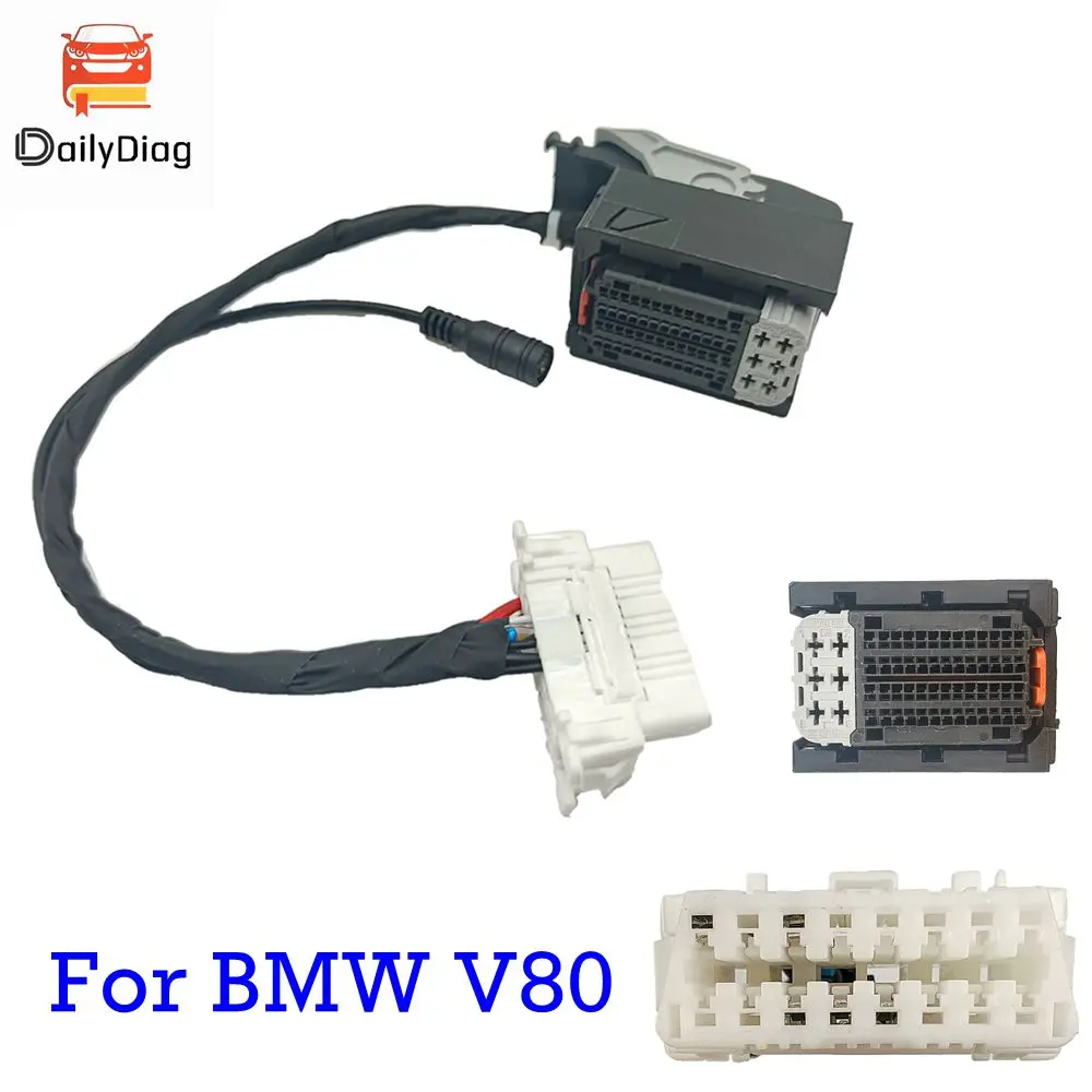 

Newest Car Engine Computer Board Adapter Cable for BMW V80 Engine Computer to OBD2 Interface Cables