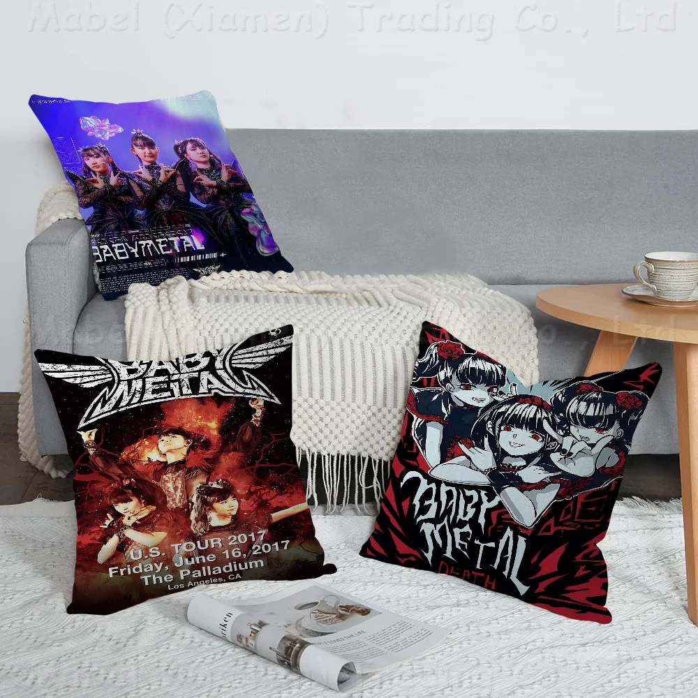 

Singer Babymetal Decorative Room Aesthetics Pillow Case Home Decor Bedroom Sofa Bed Couch Pillow Cover 45x45