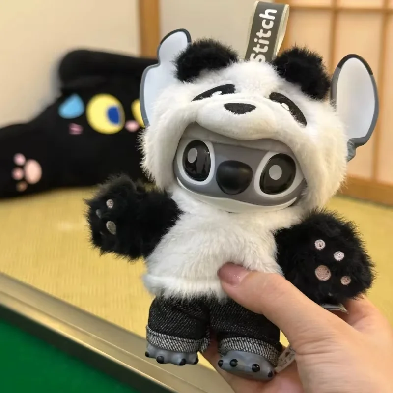 Auténtico Miniso edición limitada Stitch Genz Street Limited Panda peluche lindas muñecas de moda adornos colgantes regalos de vacaciones