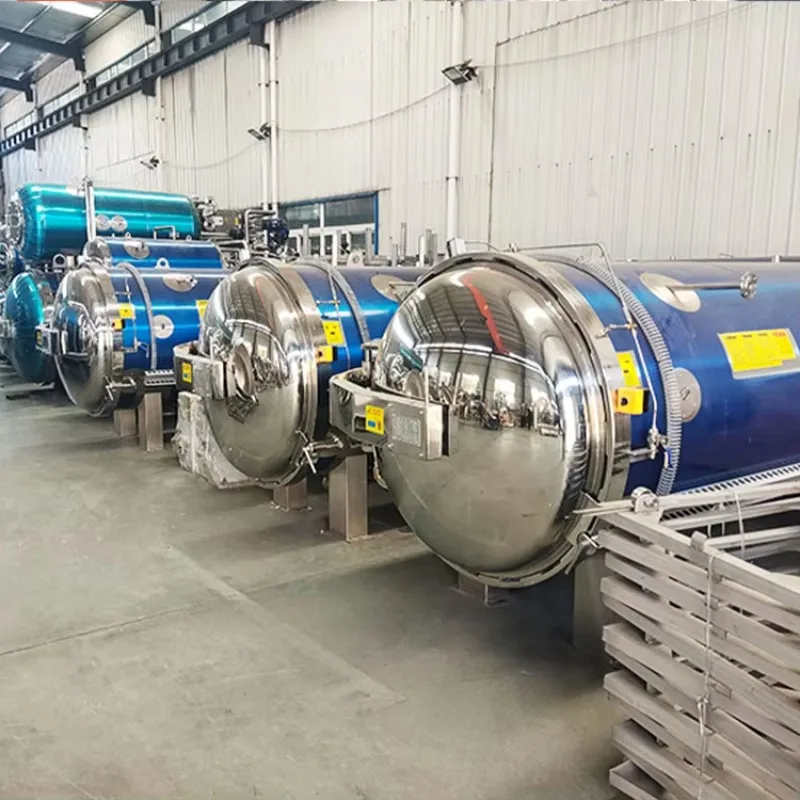 Vacuum Retort Sterilizer Canned Seafood Beef Meat Jam Sauce High Temperature Autoclave Food Processing Equipment OEM Customized