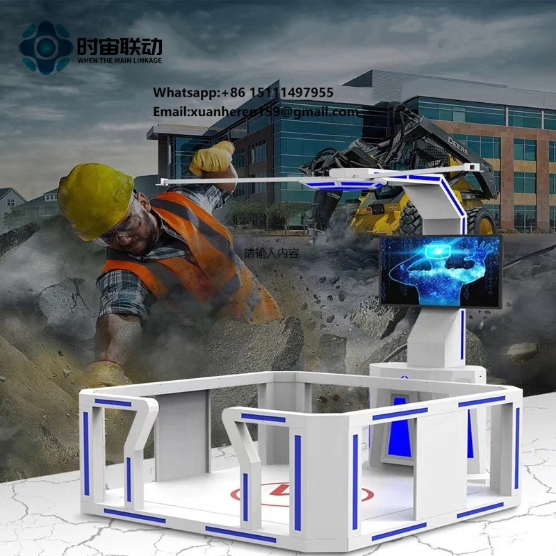 Interactive Vr Safety Training Virtual Reality Educational Platform Fire Earthquake Typhoon Disaster Experience Simulator OEM