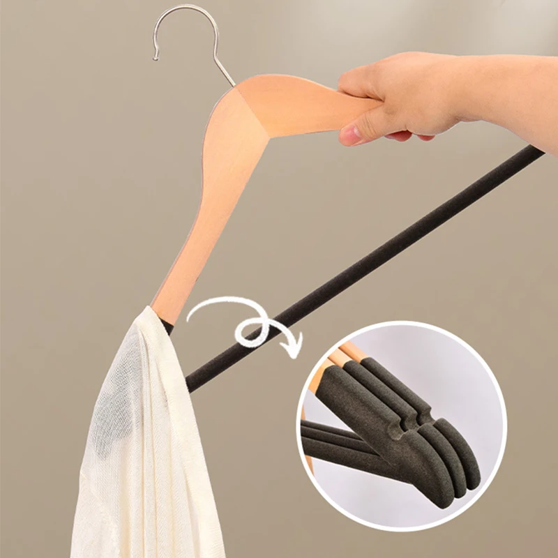 Hangers for clothes Non Slip Velvet Flocking Shoulder вешалки для одежжы Clothing Organization Cabinet Organizers Clothes Hanger