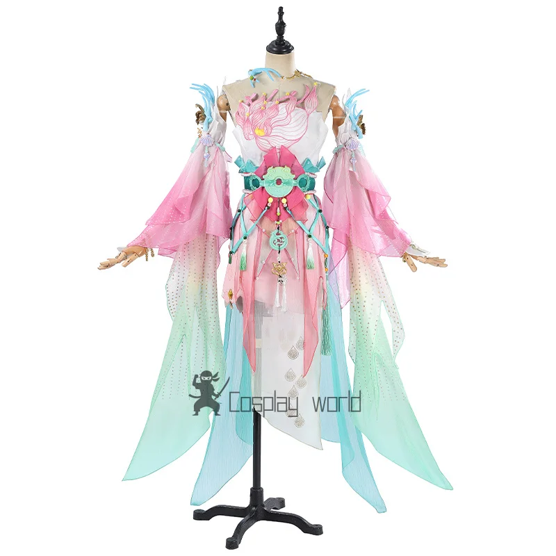 Джастина Гу Накака: Ледяной ойнт ‌   Косплей Костюм Униформа Карнавальная Вечеринка Хэллоуин Рождество Игра Ролевая Одежда Одежда