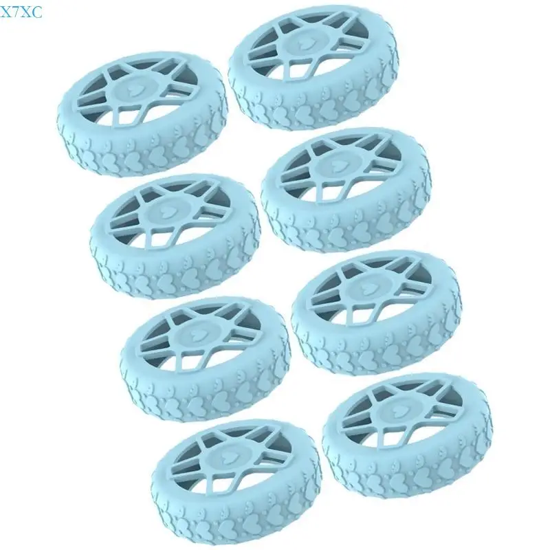 

X7XC Travel Luggage Wheel Protectors Guard Set Silicone Universal Shockproof For Frequent Against Wear And Scratches