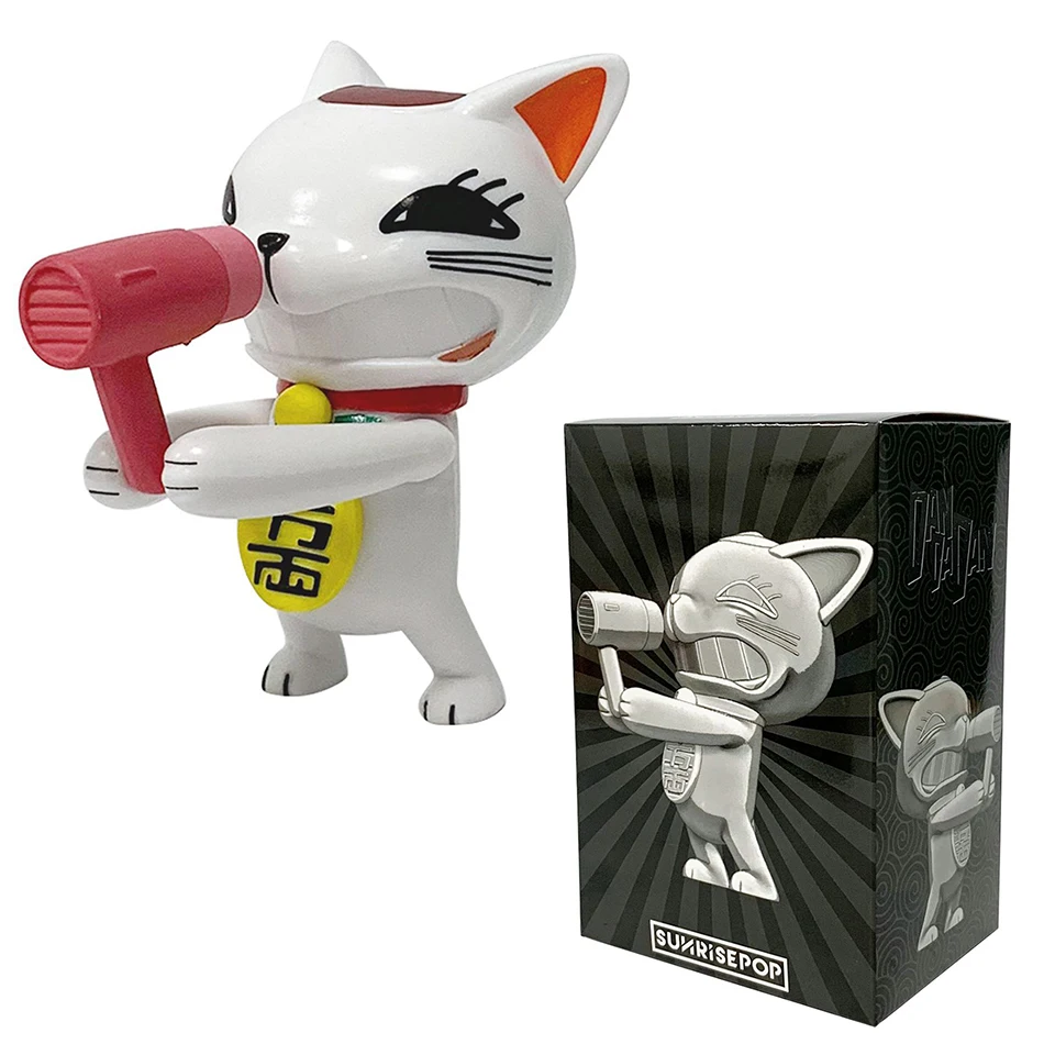 Anime Dandadan Turbo Granny Figure Peripheral Cute Kawaii Cat 9cm PVC Action Figure Desktop Decorate Ornament Crafts Gifts Toys