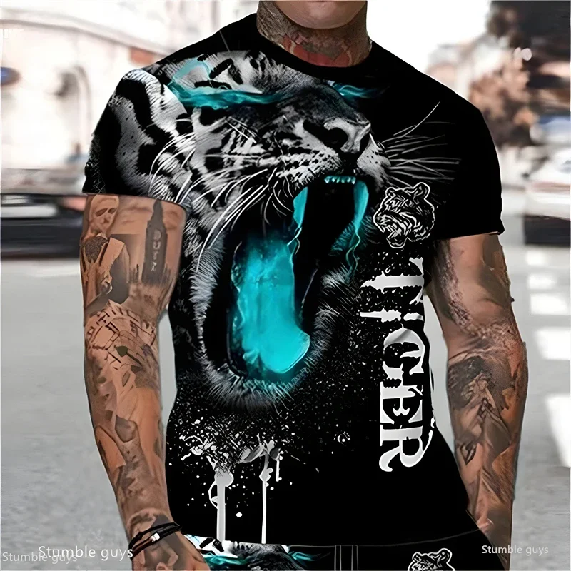 2026 Neues Herren Oversize Casual T-Shirt Sommer Anime Grafik Locker Kurzarm Weich Bequem Modisches Jersey-Oberteil