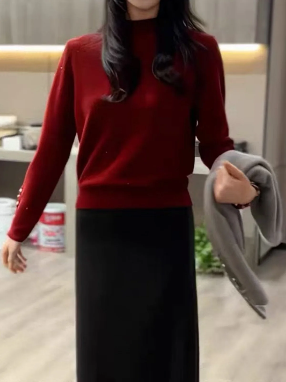 

Sweaters Jumpers Pullovers Womens New in Knitwears Mesh Basic Fair Isle Youth Style Street Urban Y2K Fashion Teen Young Adult BF