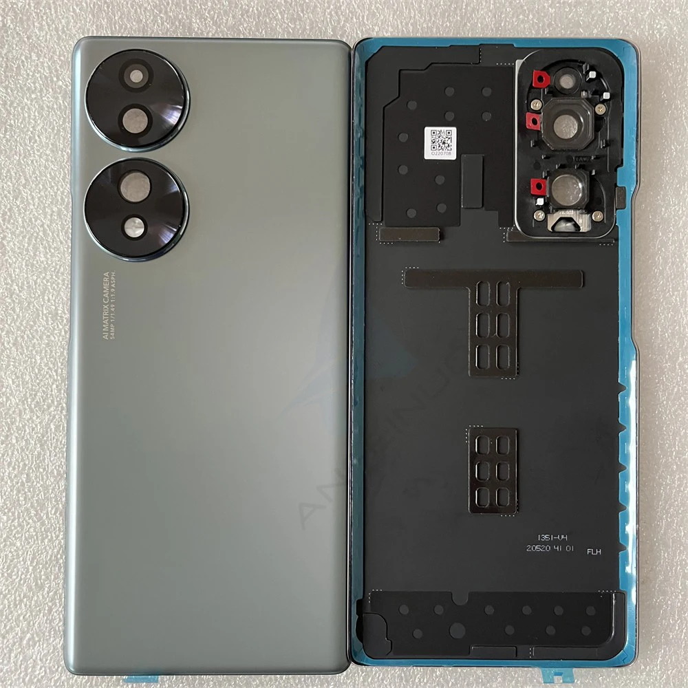 Cubierta trasera de vidrio para Honor 70 5G, carcasa de puerta trasera para HW Honor 70, cubierta de Flash y lente de cรกmara, novedad