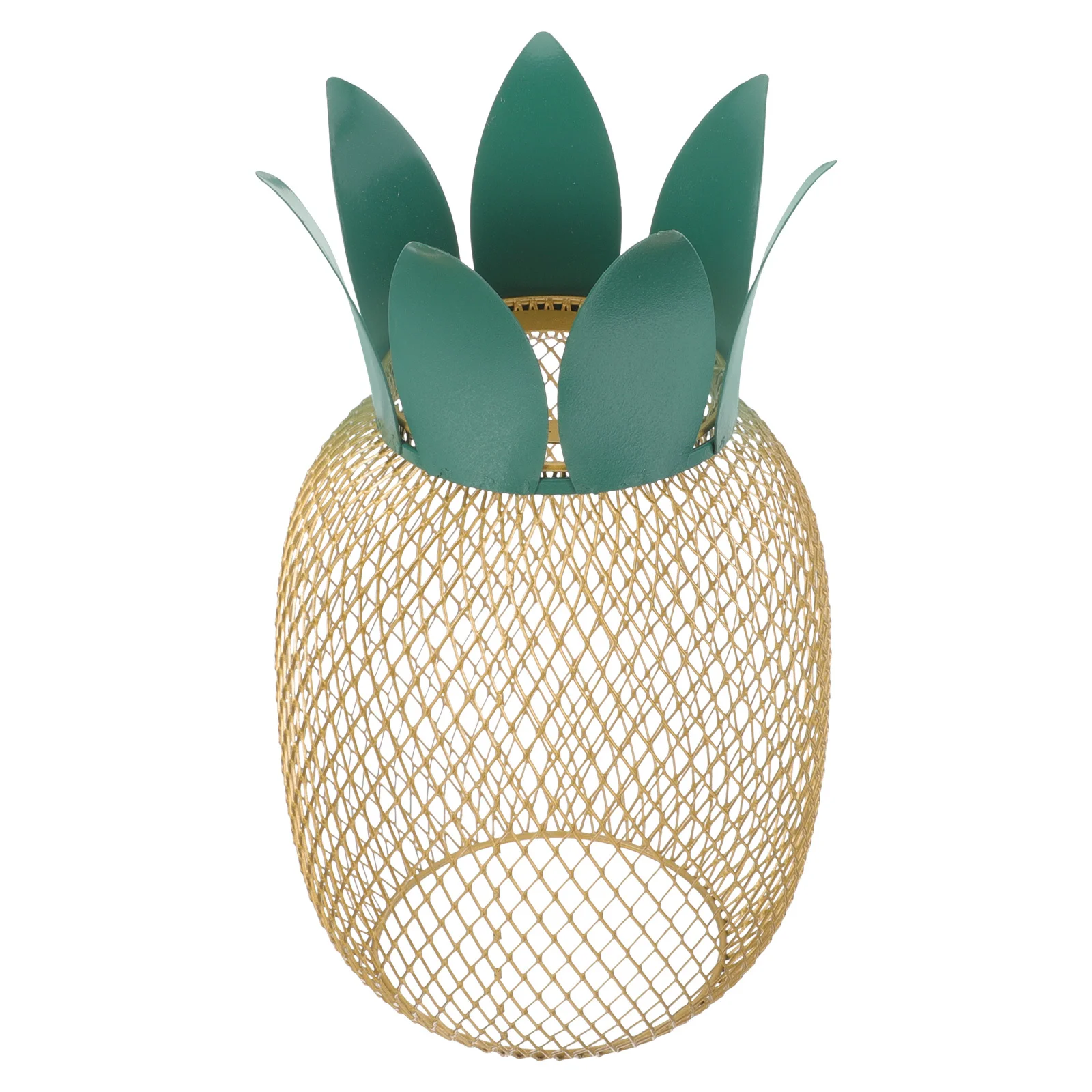 

Pineapple Shaped Lamp Shade Hollow Out Metal Wire Light Cover for Ceiling Wall Floor Lamp Decorative Mesh Pendant Shade