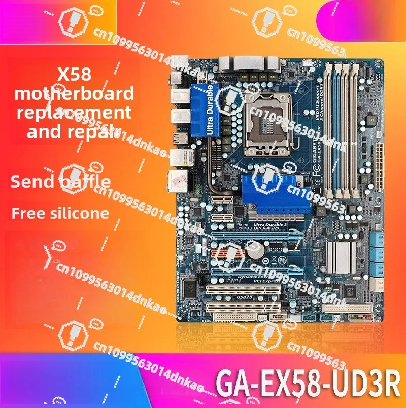 X58A-UD3R/UD7 EX58-UD3R/UD4P/UD5/EXTREME 1366 Pin Main Board DDR3