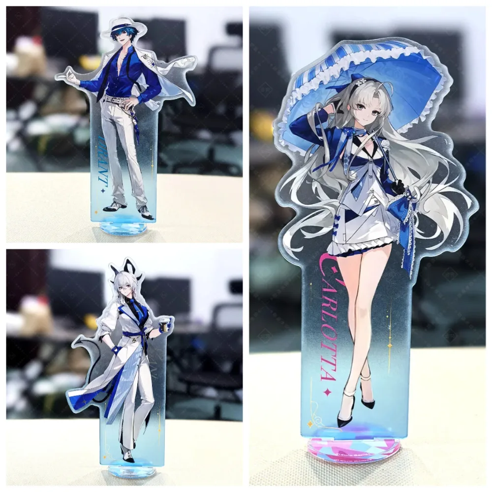 Anime Game Wuthering Waves Acrylic Stand Action Figure Brant Zani Phoebe Carlotta Montelli Phoebe Standing Sign Model Plaque