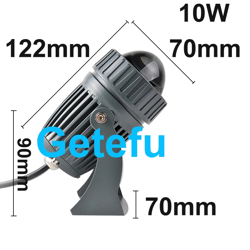 10 W LED-Strahler, Wandwaschlichter, wasserdicht, schmaler Strahl, Flutlicht, 180 Grad verstellbar, für Gebäudelandschaften – Detail 10