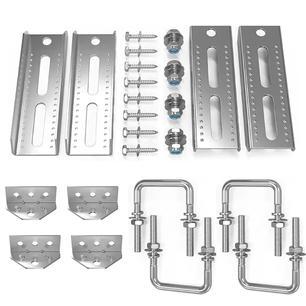 Swivel Top Bunk Bracket Kit Accessories Components Easy To Install Heavy Duty Trailer Crossbeam Hardware Boat Bunk Racks