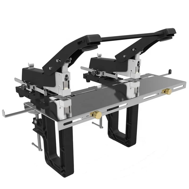 

SH-04G Desktop Book Flat Binding Saddle Stitching Machine Double Head Manual Paper Stapler