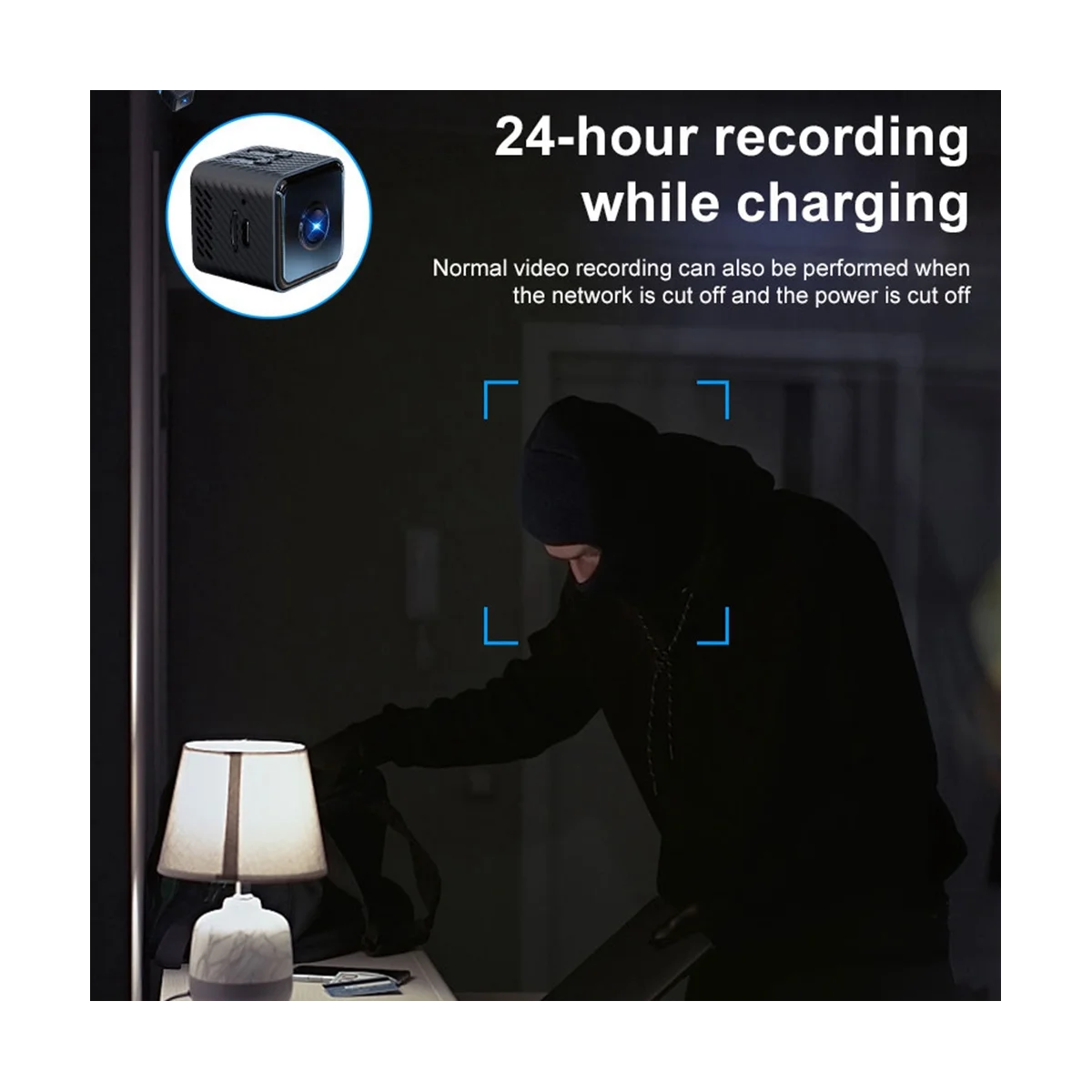 كاميرا صغيرة ليلية عالية الوضوح ، مسجل فيديو لاسلكي ، كاميرا صغيرة ، واي فاي ، 4K ، HD1080P