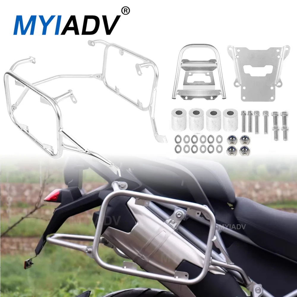 

Motorcycle Top Case Bracket Pannier Saddlebag Rack For Tiger 1200 GT Rally Pro 2022-ON Tail Box Stainless Steel Luggage Holder