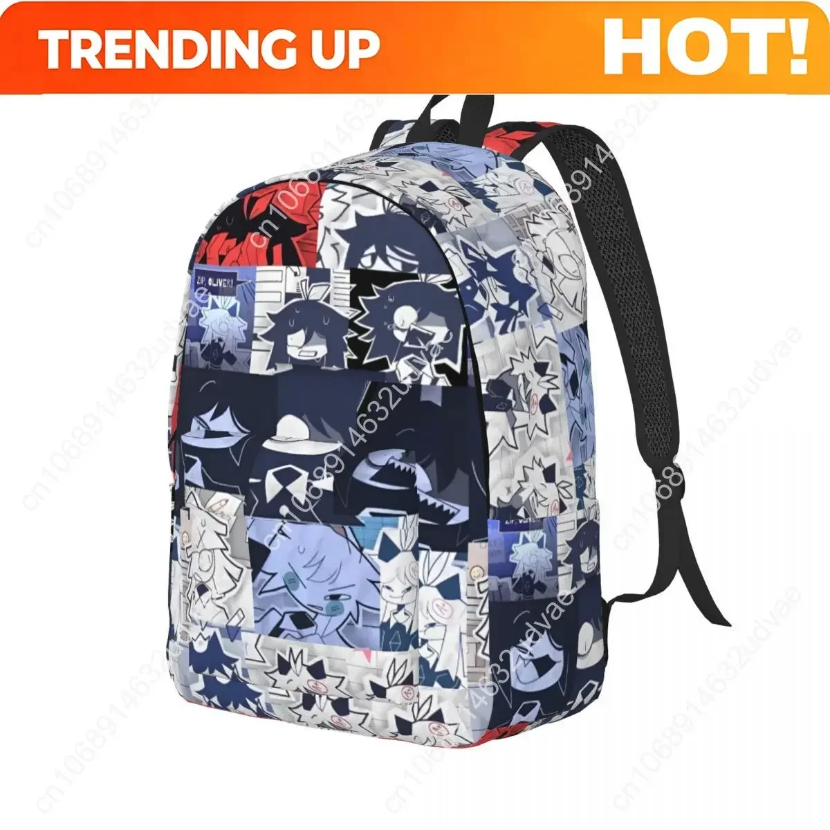 Custom Bag Claire Oliver Miss Circle Cartoon Backpack With Pocket High School Work Fundamental Paper Education Daypack College S