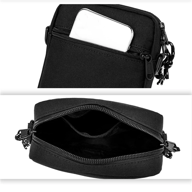 Simple Mini Crossbody Handbag Bag Men\'s Oxford Shoulder Side Bag for Men Messenger Phone Sling Bag Husband Chest Pack  Phone Bag