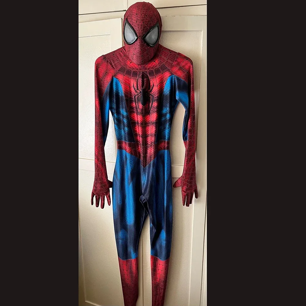 The Amazing Spider  Superhero Costume 3D Printing Costumes Cosplay Zentai mens Suit Halloween Party Jumpsuits