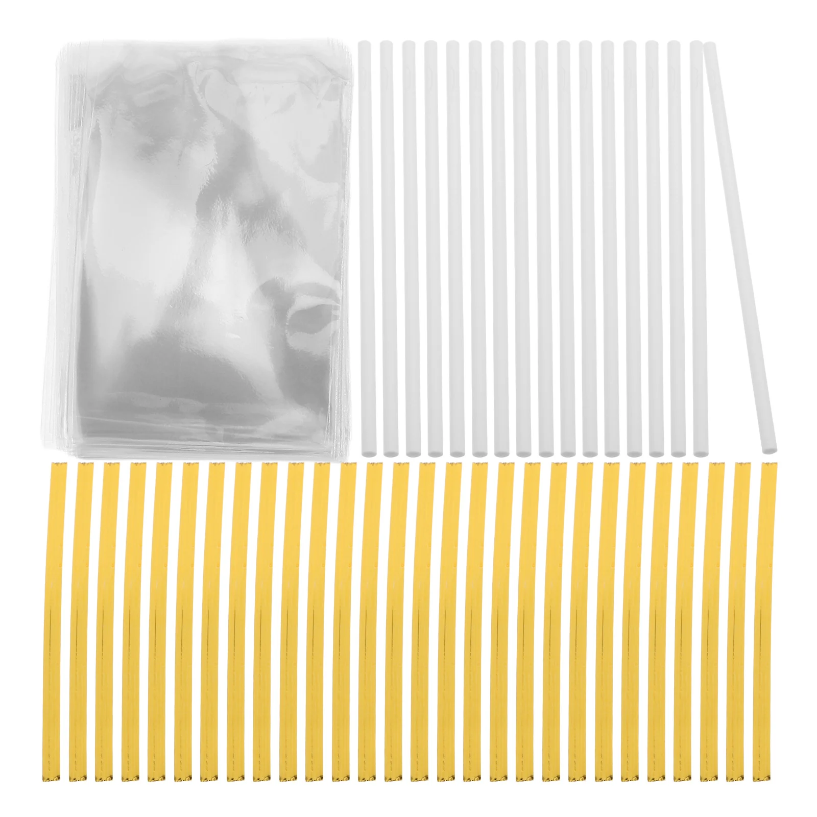 

1set 1Set Cake Pop Sticks Cake Decoration Supplies Lollipop Making Tools For Chocolates Cookies Candies Desserts Party Favor Kit