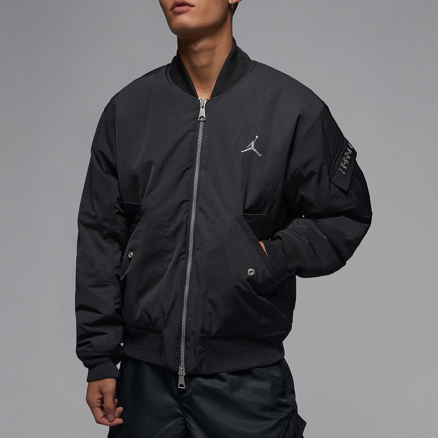 

Nike Official Product Air Jordan Men's Stand Collar Jacket FZ6432-070